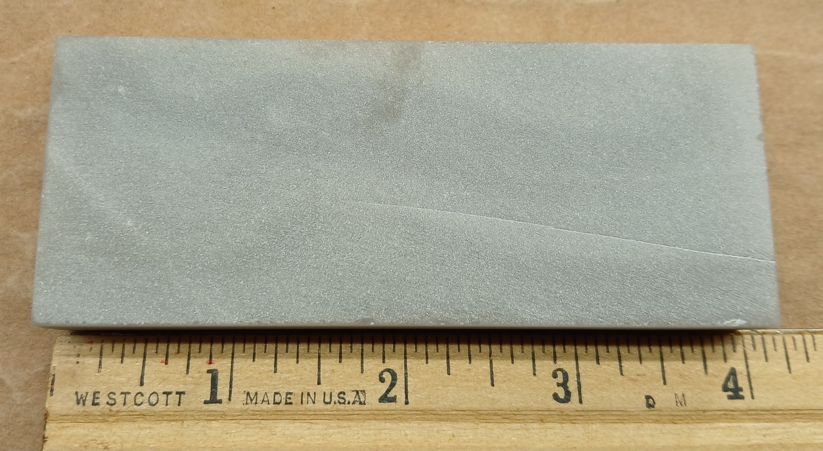 4" x 1 5/8" x 5/8" Translucent Hard Arkansas XX Fine Oilstone, Sharpening Stone
