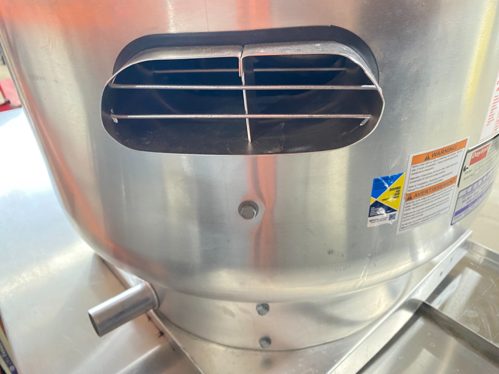 Exhaust Fan/ New Dayton 20FT09 Upblast Fan/ 115/208/230V/ 1 Phase