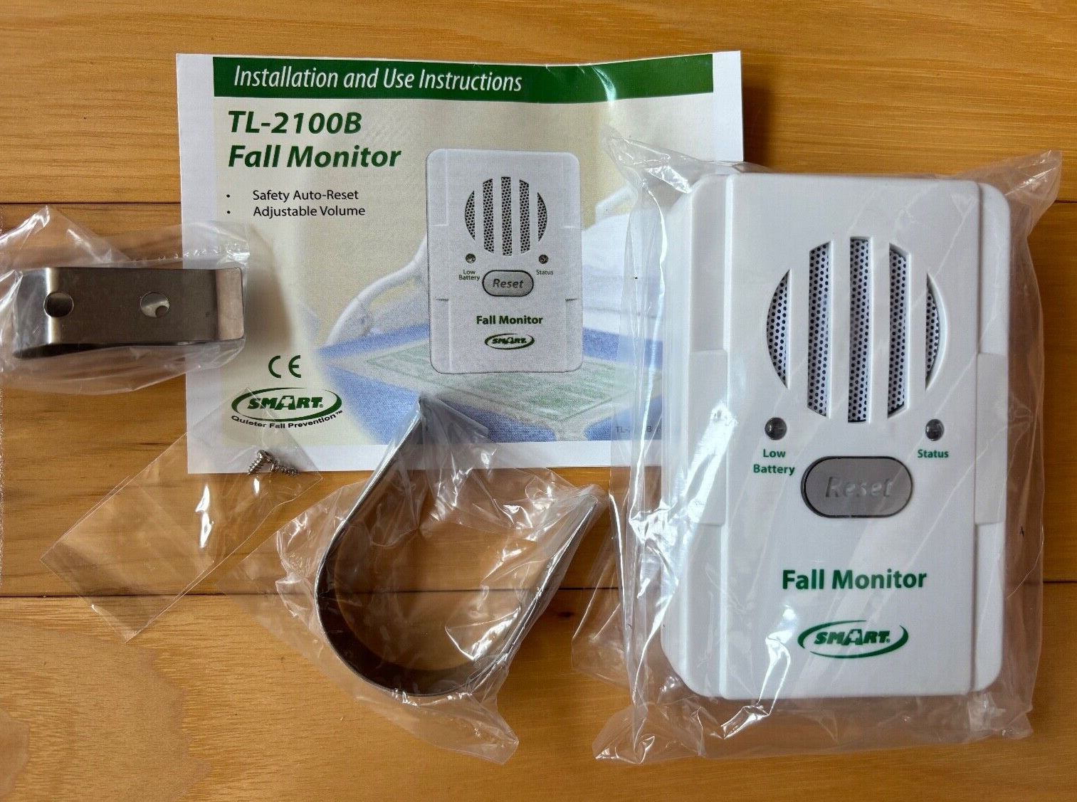 Bed/Chair Alarm Monitor TL-2100b, for Smart Caregiver Corded Pads and Mats - NEW