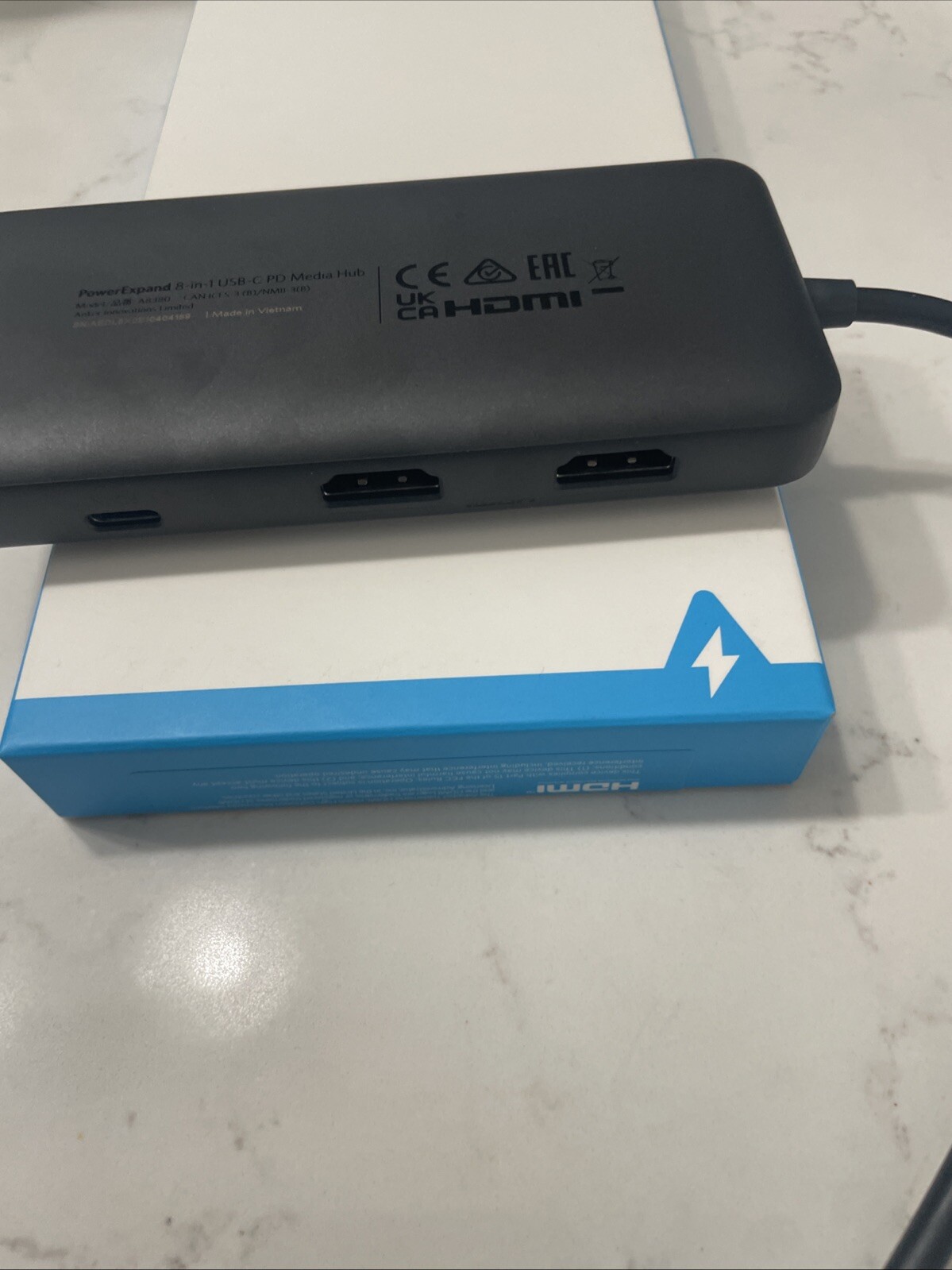 Anker 8in1 USB C Hub Dual 4K HDMI PowerExpand PD for Mac And PC Model A3830