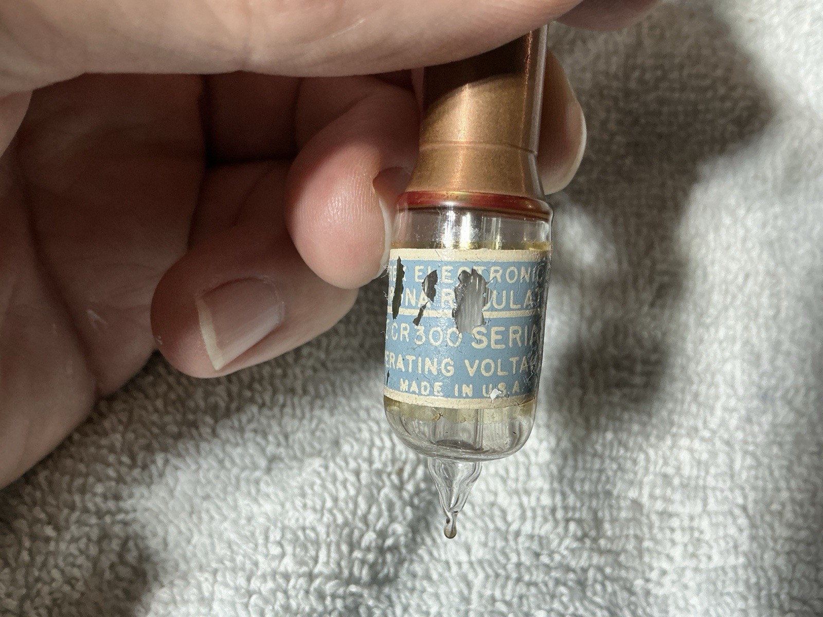 Radiation counter Vacuum Tube AMPEREX CR-300 Tipped Glass Tube Corona Modular