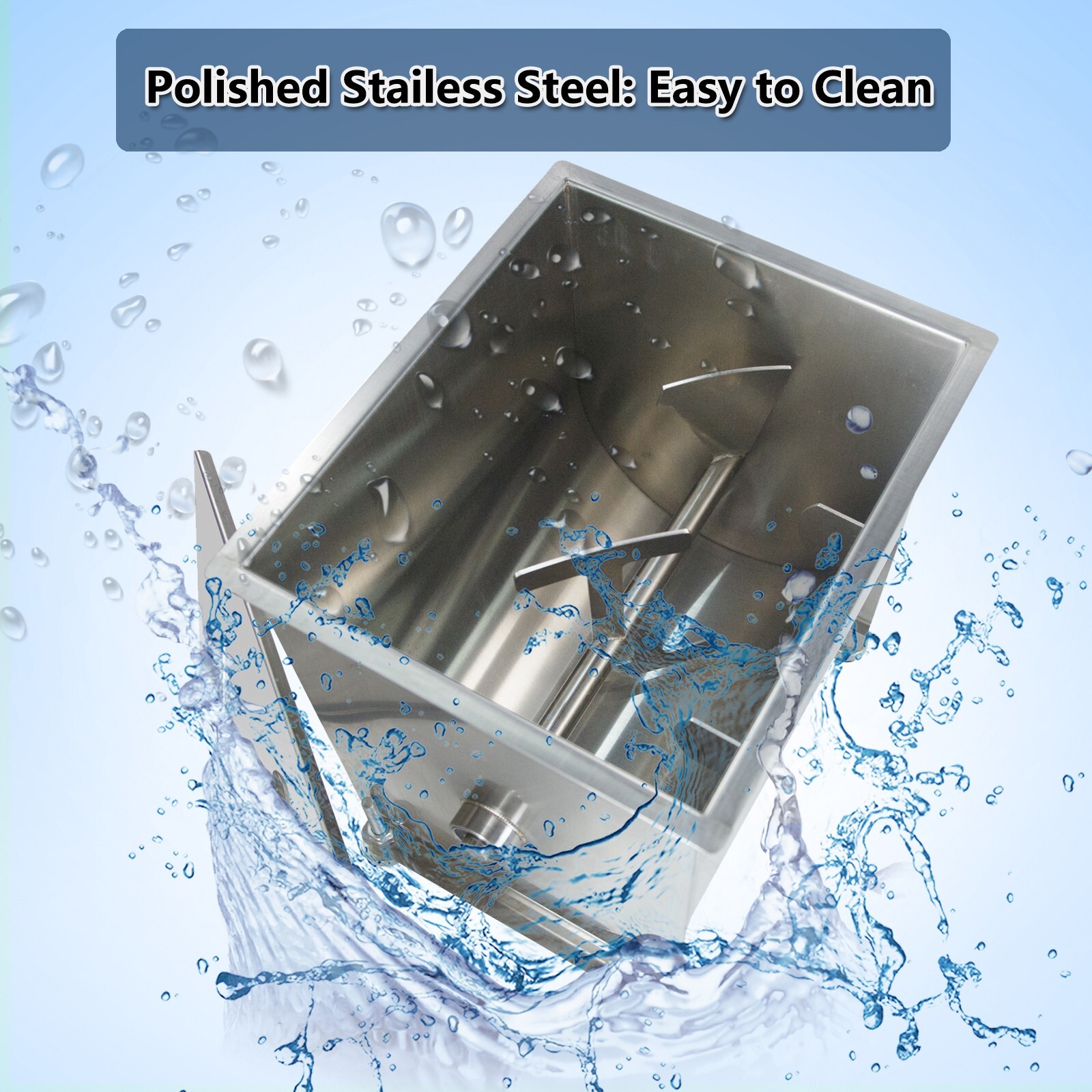 Hakka Manual Meat Mixer Sausage Machine Maximum Mixing 85 Pound of Meat