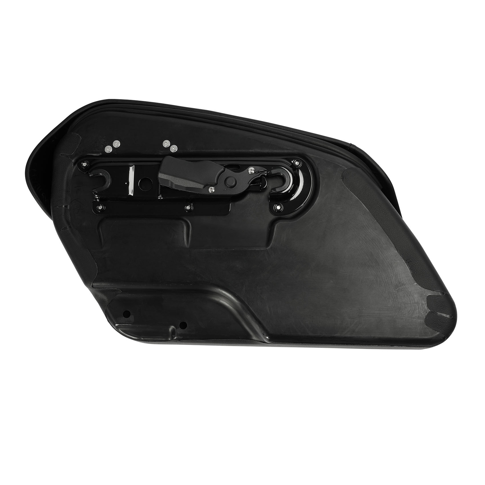 Black Detachable Saddlebags Fit For Harley Davidson Fat Boy Breakout 2014-2024