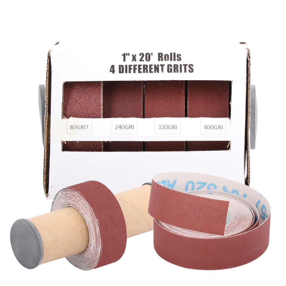 Emery Cloth Roll 80-400 Grit Sand Paper Roll Sanding Paper for Metal Auto Wood