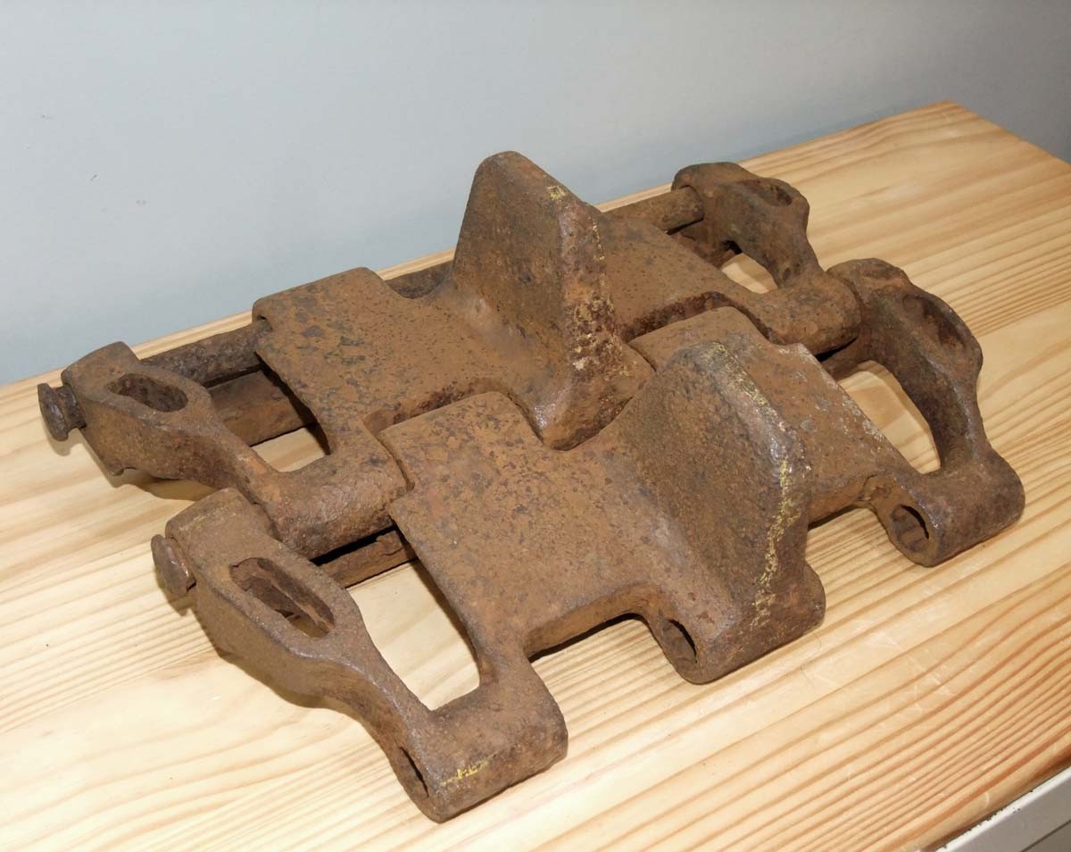Original WWII Panzer IV Track, 2-Link Section - Located in USA