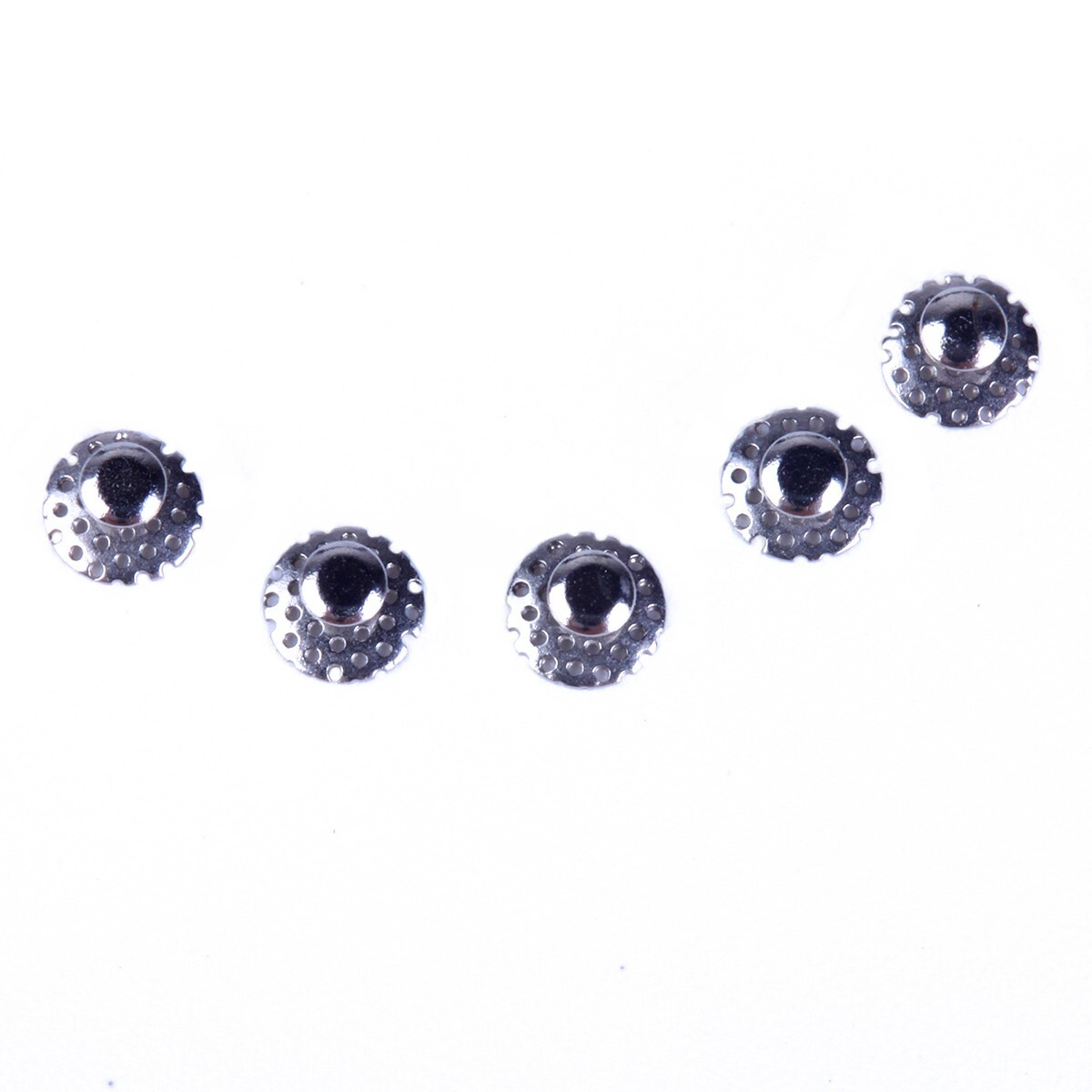 AZDENT Dental Orthodontic Lingual Buttons Bondable Round /Crimpable Hook Stops