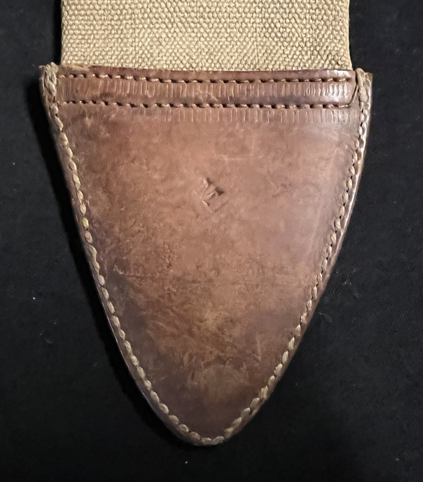 WWI US M1910 M1917 Bolo Fighting Knife Canvas Scabbard #4