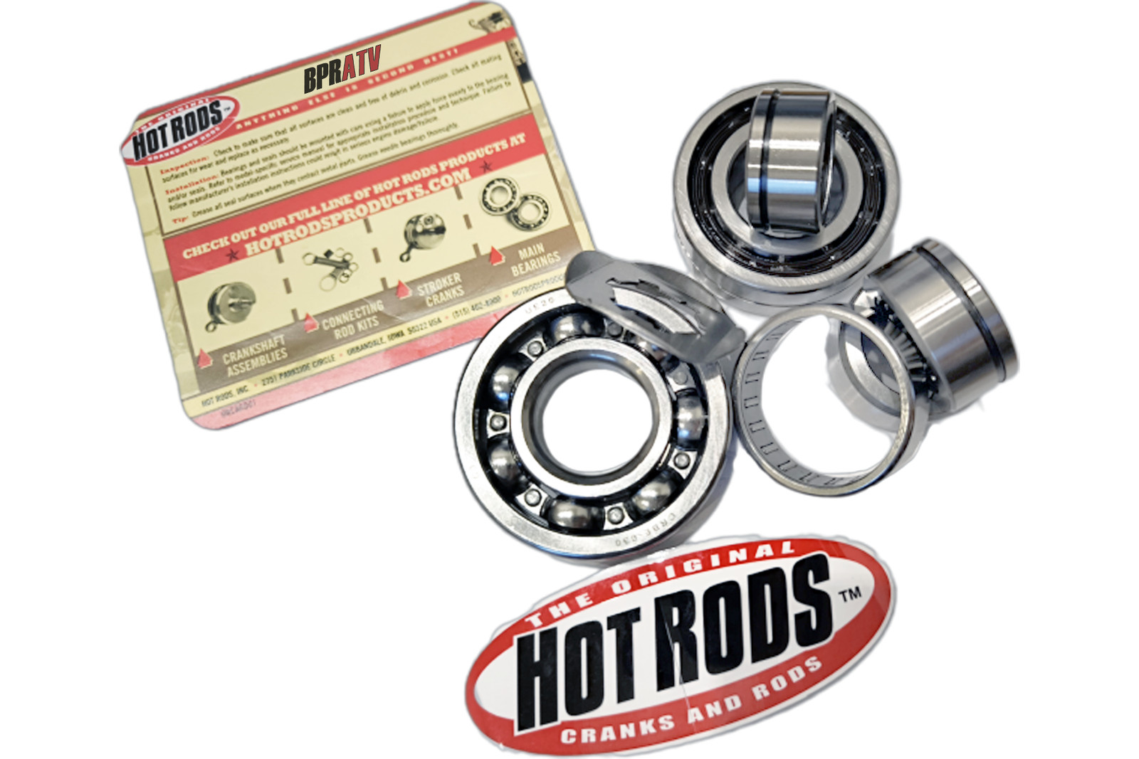 Yamaha Raptor 700 YFM700R Hot Rods Replacement Transmission Bearings Kit TBK0078