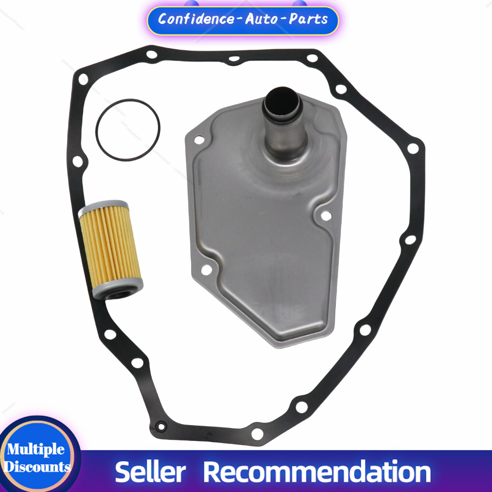 For Nissan Kicks 2018-2024 Versa 20-24 1.6L 3Pcs Transmission Oil Filter Gasket