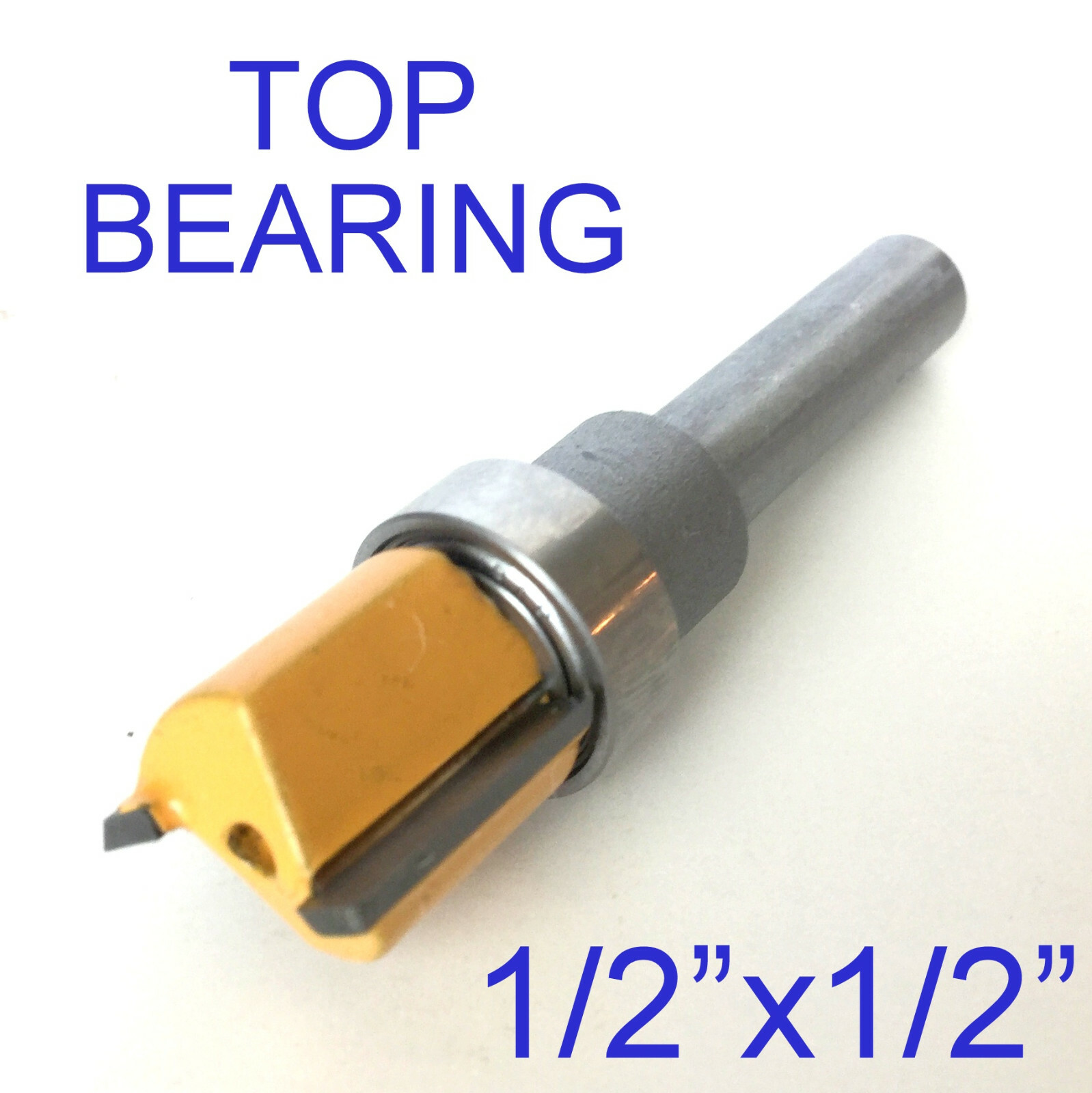 1 pc 1/4" Shank with Top Bearing Dado 1/2x1/2 Blade Flush Trim Pattern Bit G