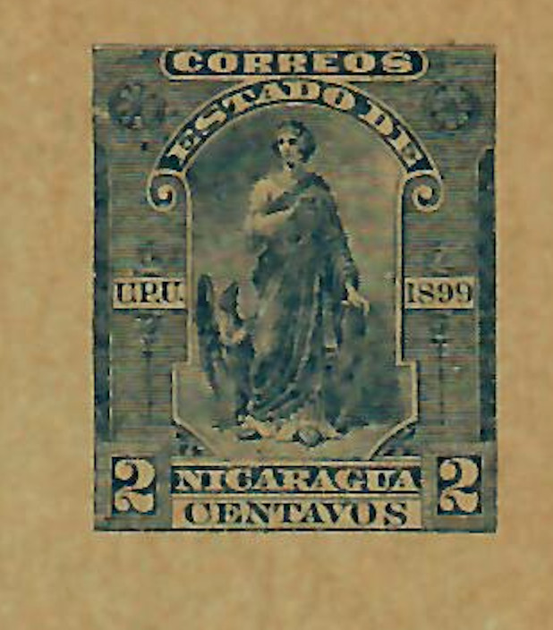 1899 Nicaragua Postal Stationery Card – Unused (C006) - Free Shipping!