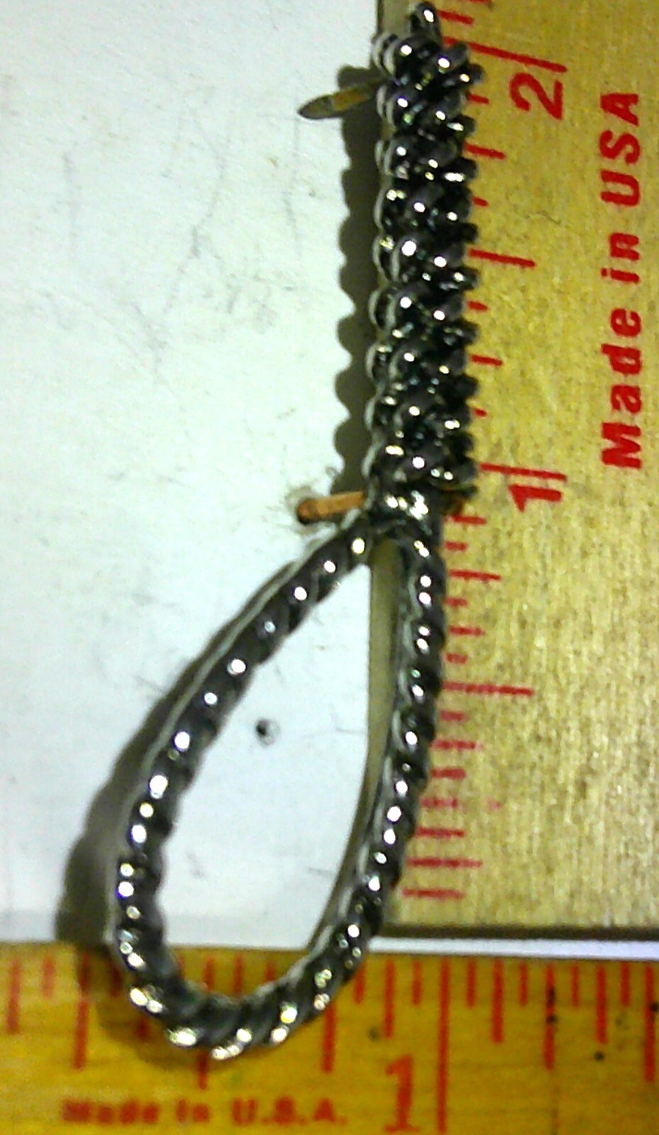 hangman noose pin vintage collectible old biker vest pinback Western memorabilia