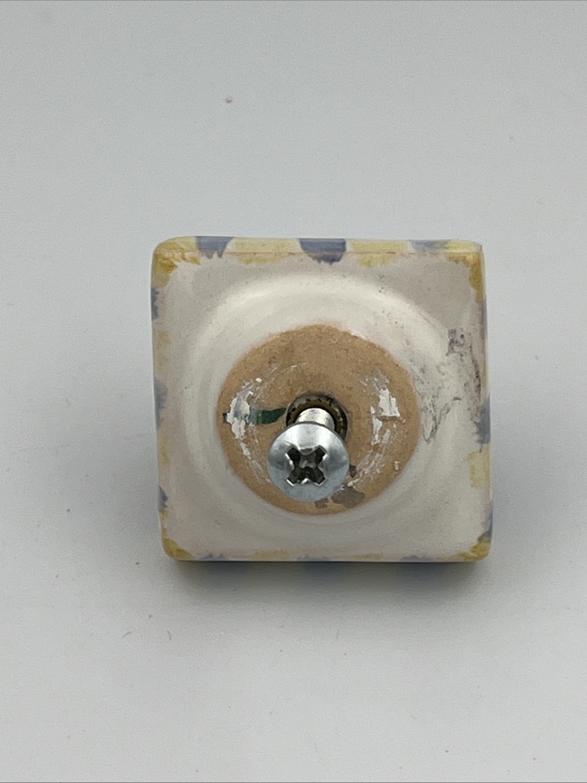 Vintage Mackenzie Childs Aalsmeer Cabinet Knob Drawer Pull 1.5 in