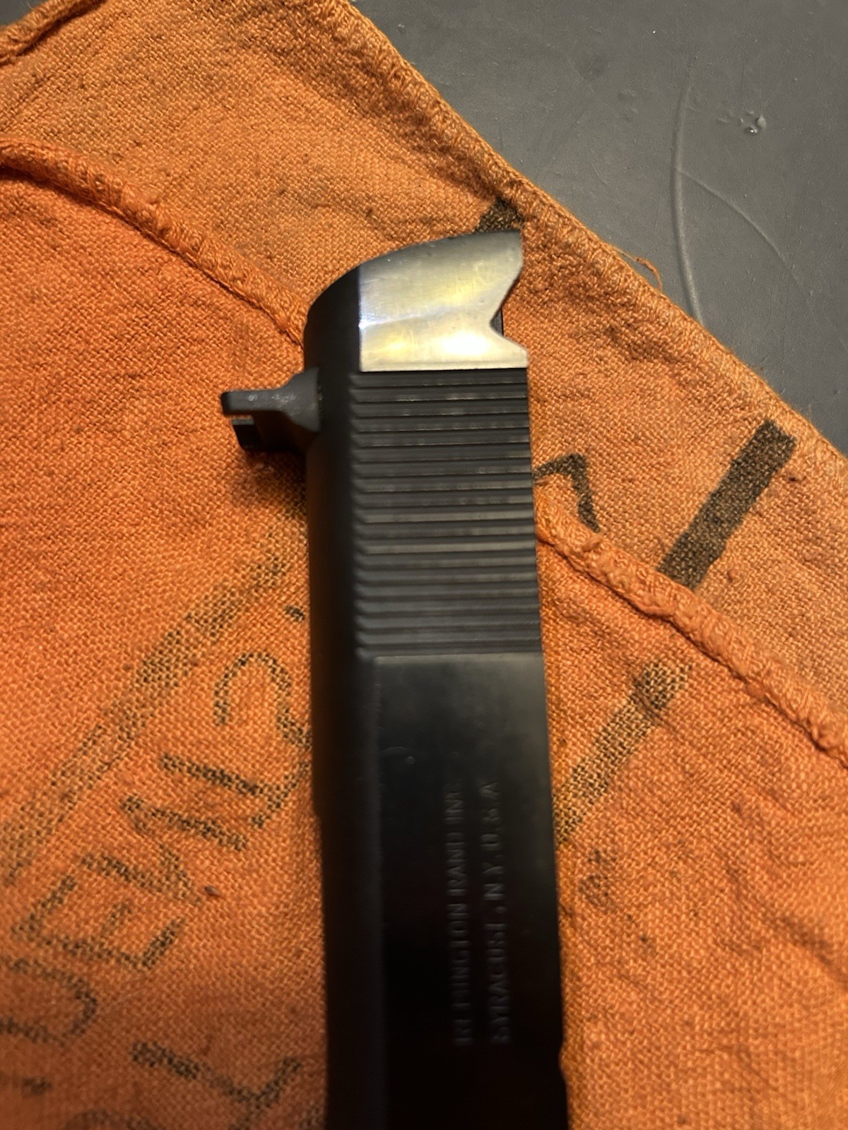 Remington Rand 1911 Dulite Finish General Shaver Division Slide 1943