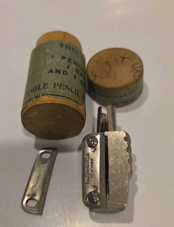 Antique Vintage EAGLE Pencil Co. NY 604 New Old Stock Missing Screwdriver Rare