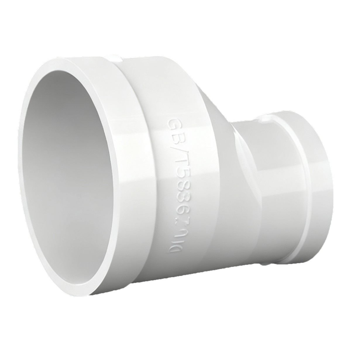 PVC Eccentric Reducer Connectors Adapter Metric Plumbing Fittings For Water Pipe