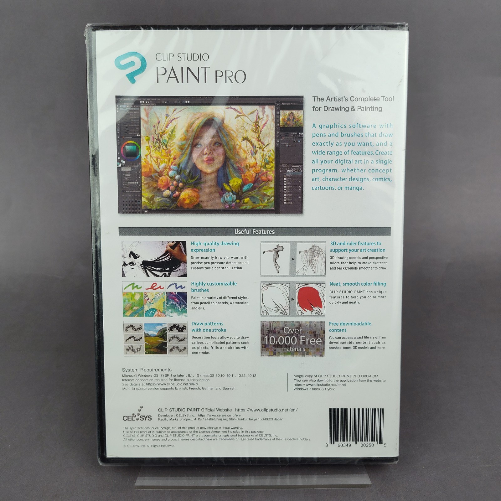 Clip Studio Paint Pro V. 1 Win/Mac - PREMIUM Edition Brand New & Factory Sealed