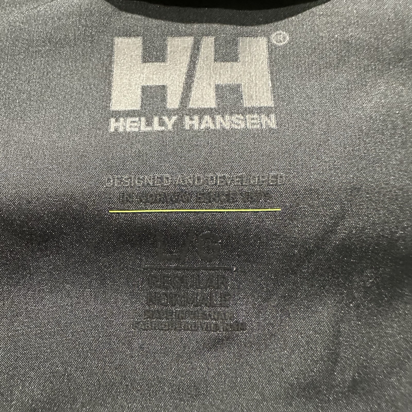 Helly Hansen Crew 2.0 Fleece Jacket Mens Large Gray Full Zip Performance Stretch