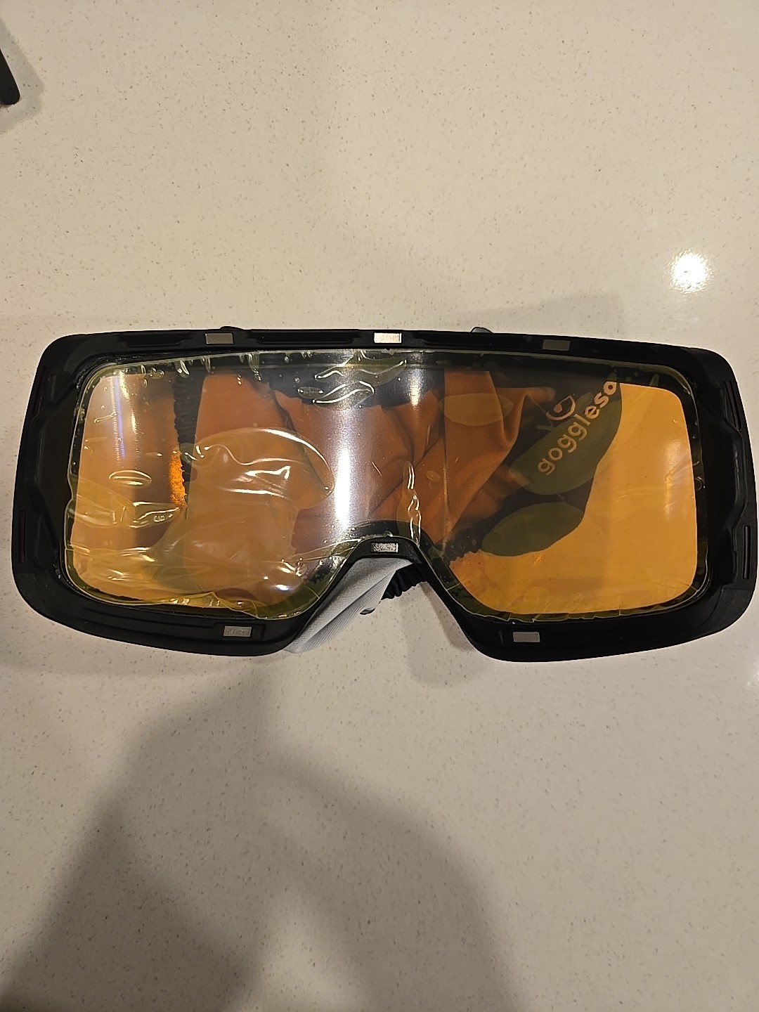 New Smith 4D Mag Gold Bar Goggle Chromapop Storm Rose Flash Lens Yellow