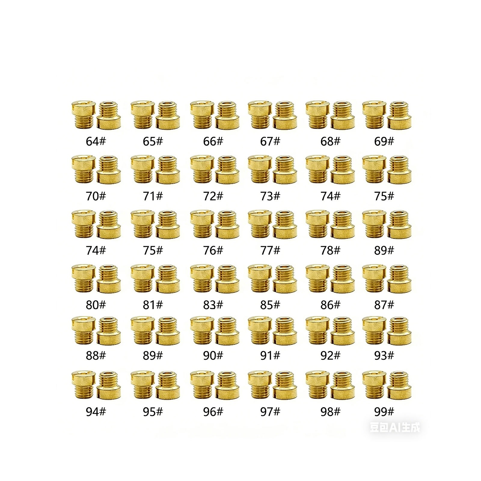 36-181 Main Jet Assortment Kit For holley 230 4150 4160 Carb Holley 36-181#64-99