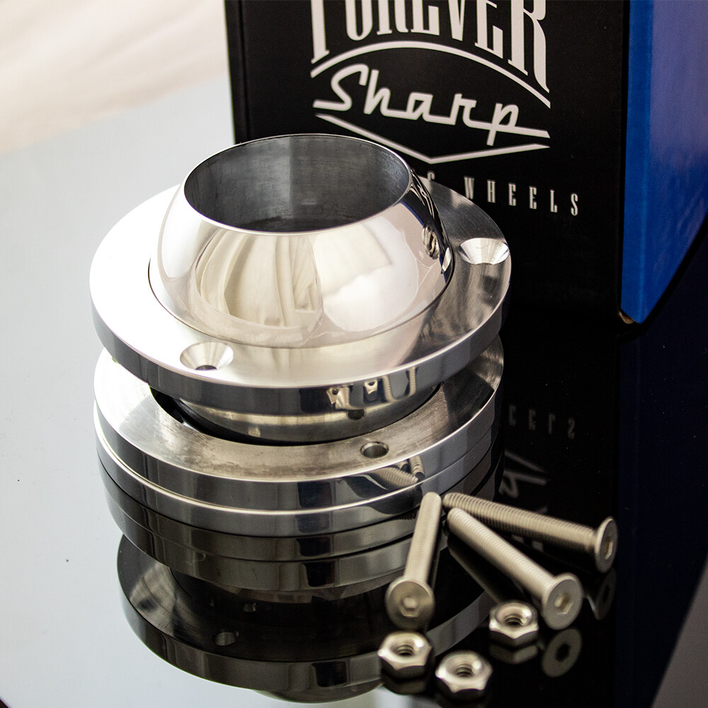 Billet Aluminum Steering Column Swivel Floor Mount for 2" Columns SBC BBC 350