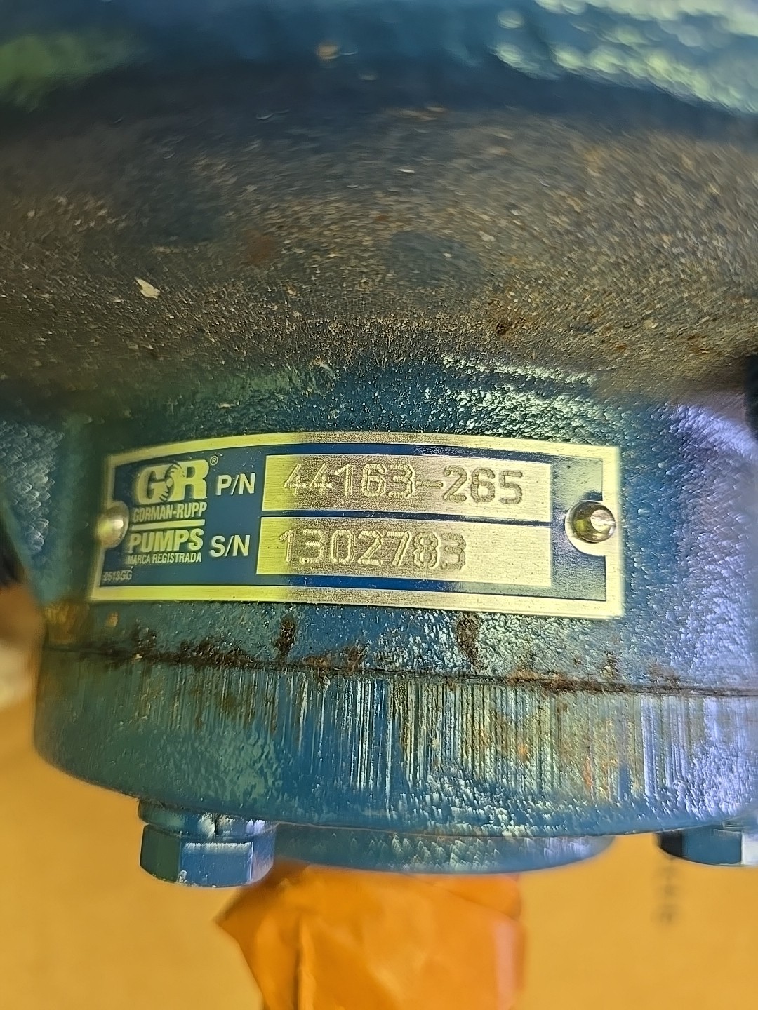 Gorman-Rupp 44163-265 Rotating Assembly NEW PARTS ROOM SPARE