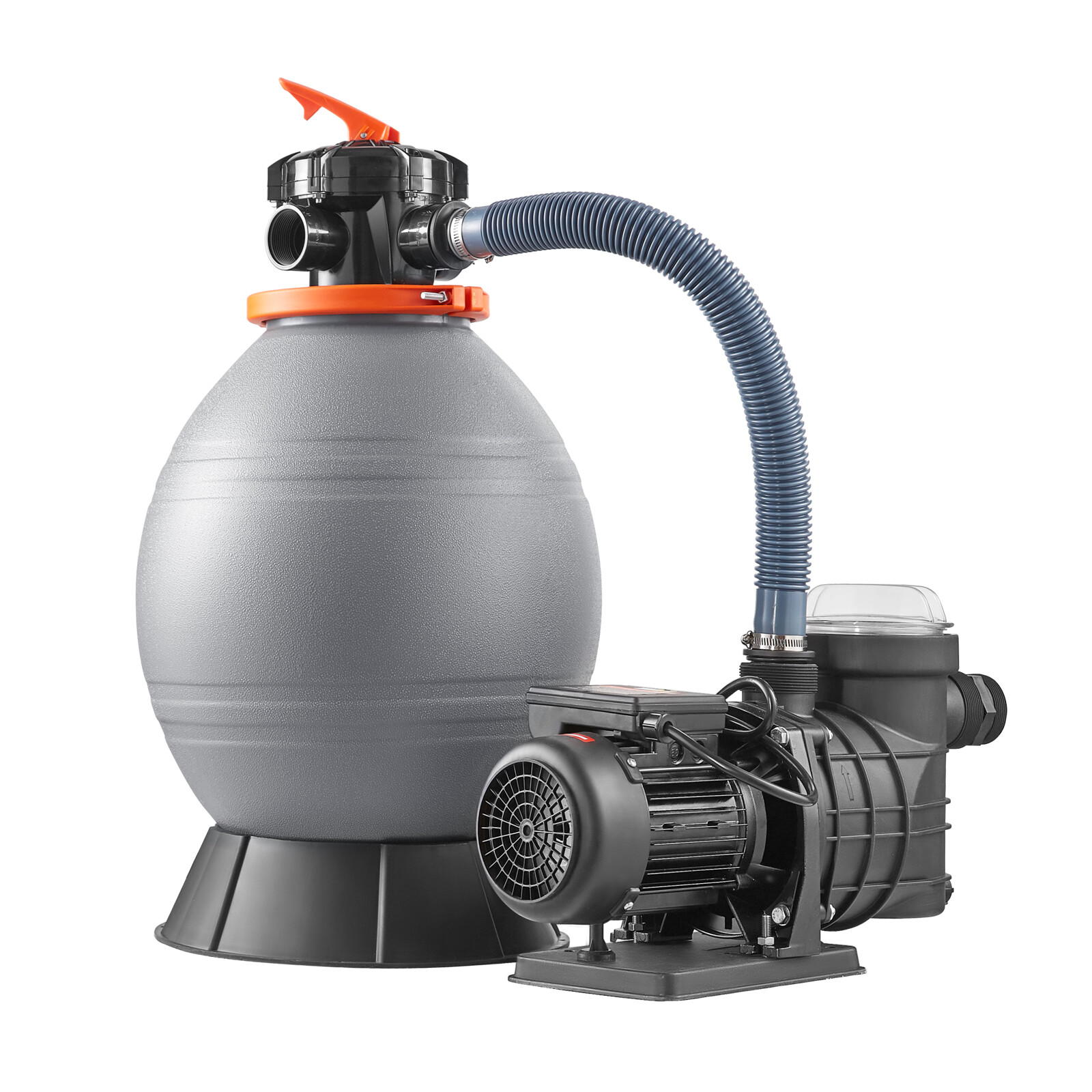 16 in Sand Filter Pump for Above Ground Swimming Pools 3/4 HP 3500 GPH Flow Rate