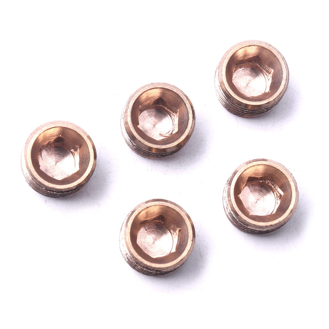 20PCS Pipe Plug 1/8" 1/4" 3/8" 1/2" Male Thread Hex Internal Head Socket Fitting