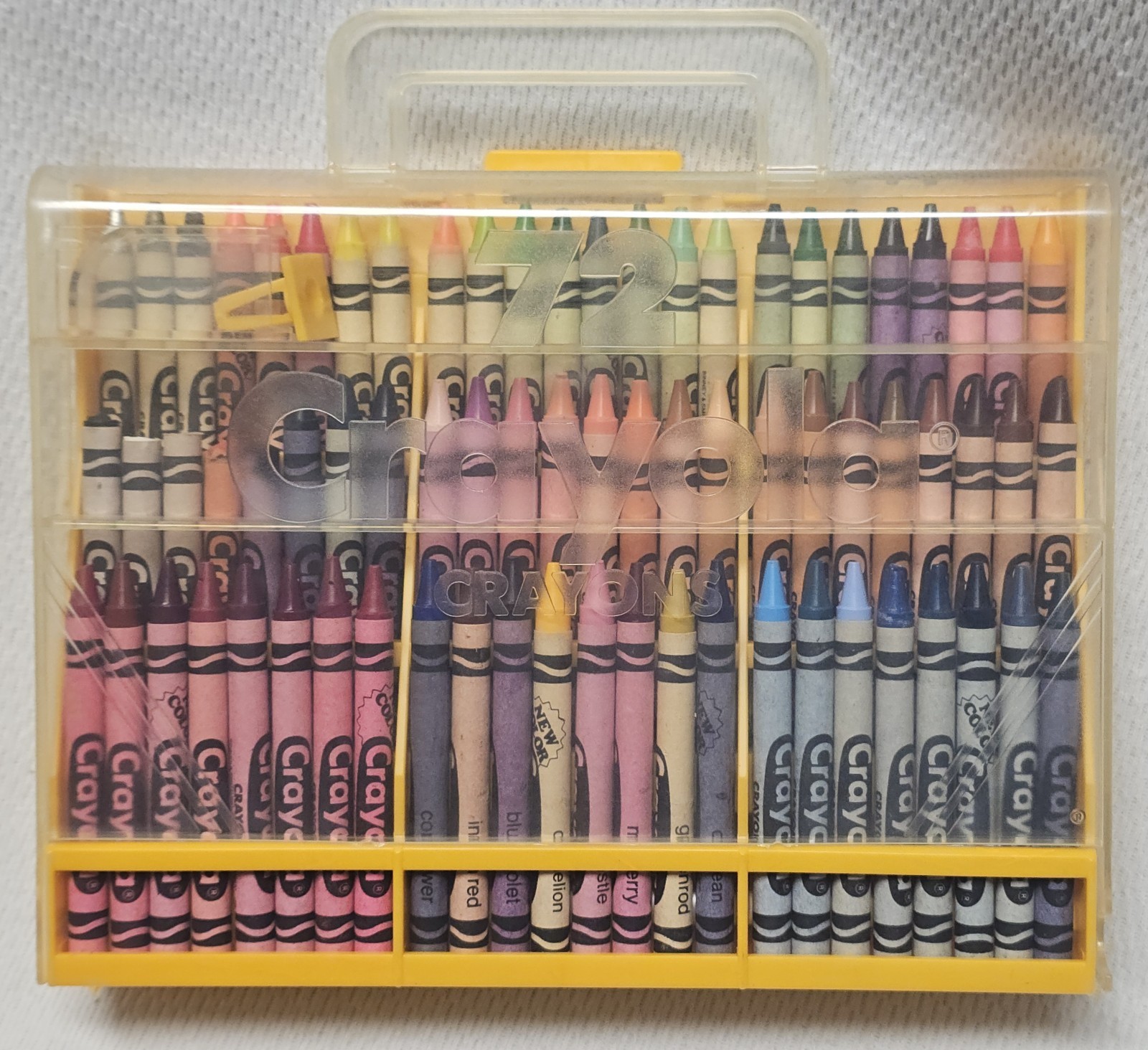 1990 Crayola Crayons 1st EVER Dandelion Cerulean + Indian Red Thistle Goldenrod
