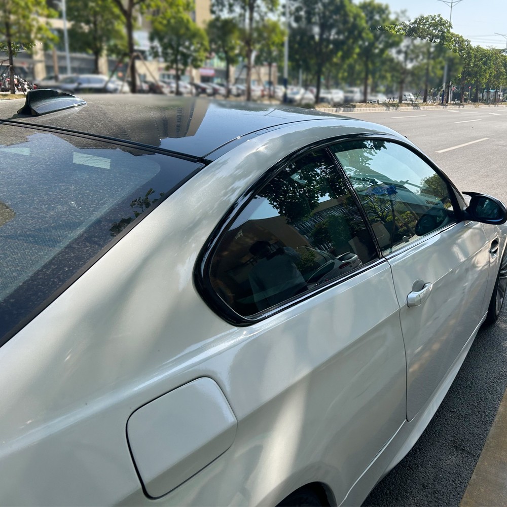 Glossy Black Chrome Delete Window Trims For BMW 3 Series E92 Coupe 2005-2012