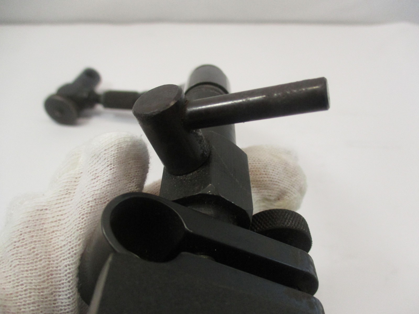 STARRETT # 657 MAGNETIC BASE & One Lever Lock Flex-O-Post Arm & Snug EC