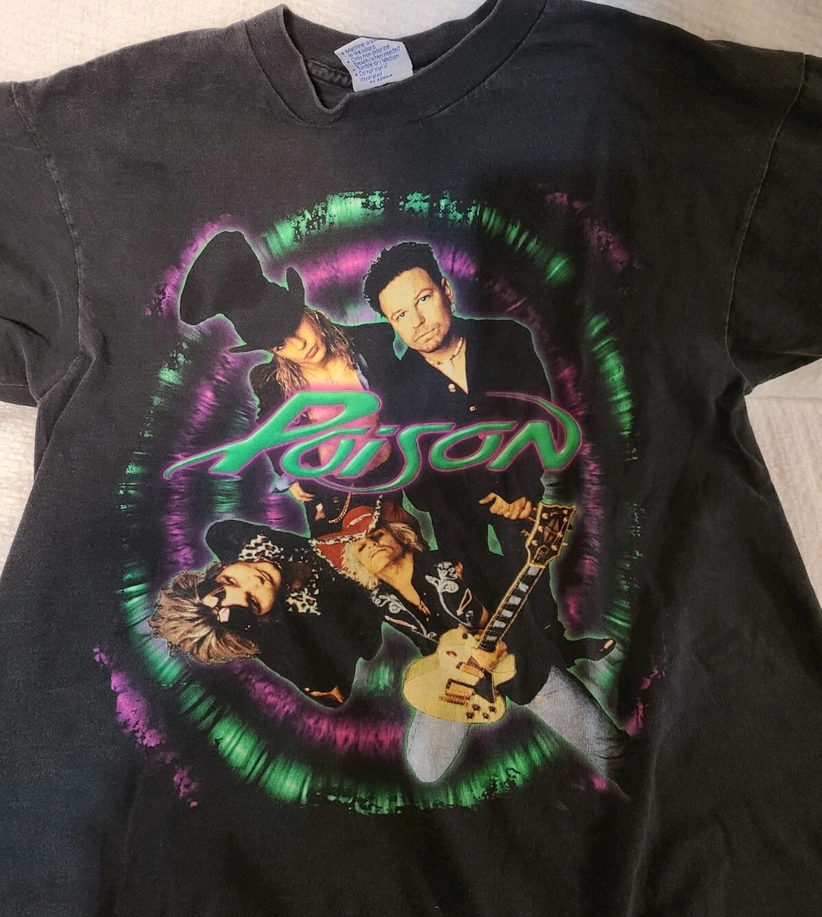 Poison American Tour 1999 Tour T-Shirt  All Sport International Rare Size M