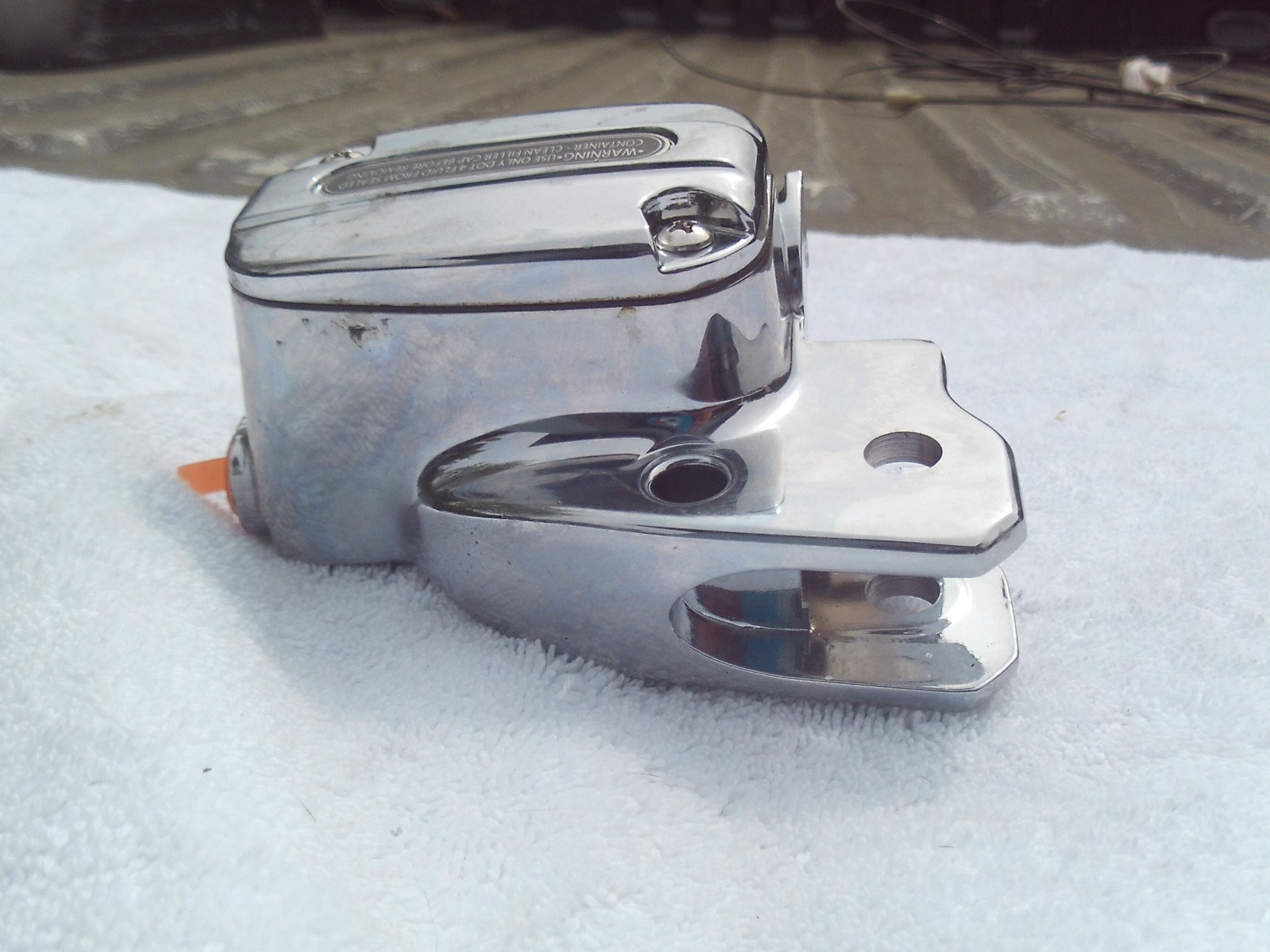 harley touring Chrome 11/16" Hydraulic Clutch Master Cylinder 14-17