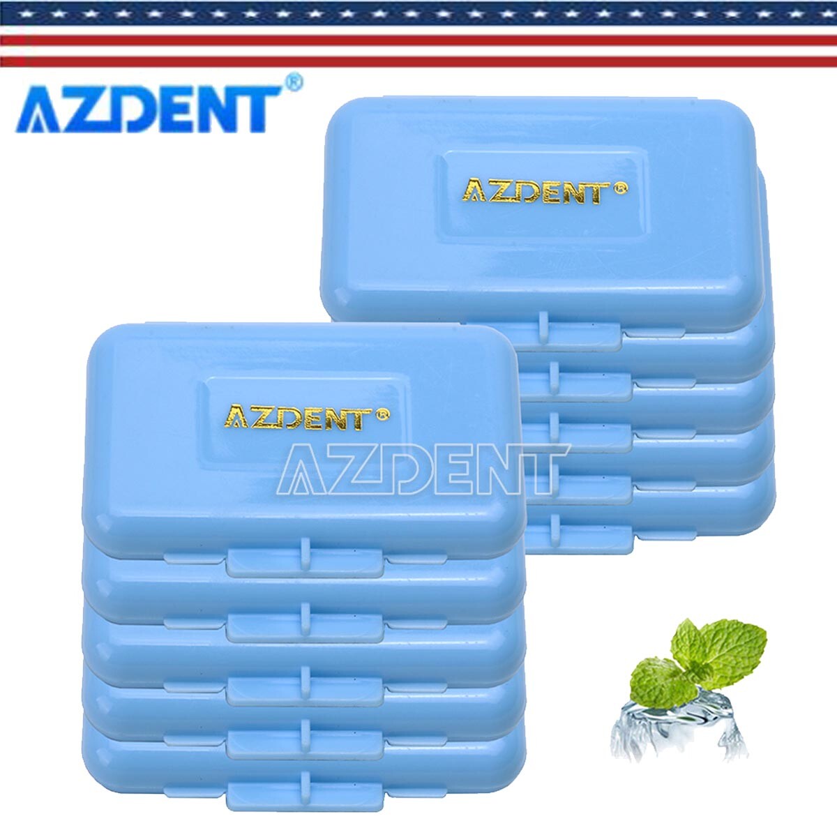 AZDENT Dental Orthodontics Ortho Wax Mint Scent for Braces Relief Gum Irritation