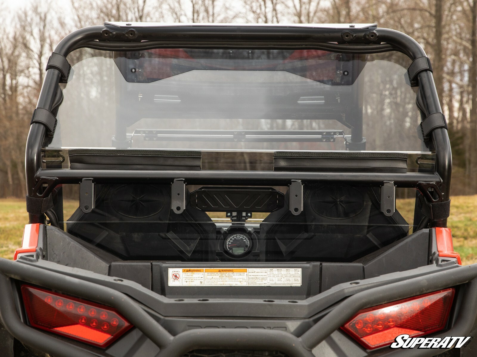 SuperATV Vented Rear Windshield for Polaris RZR 900 / XC / S / Trail (15-20)