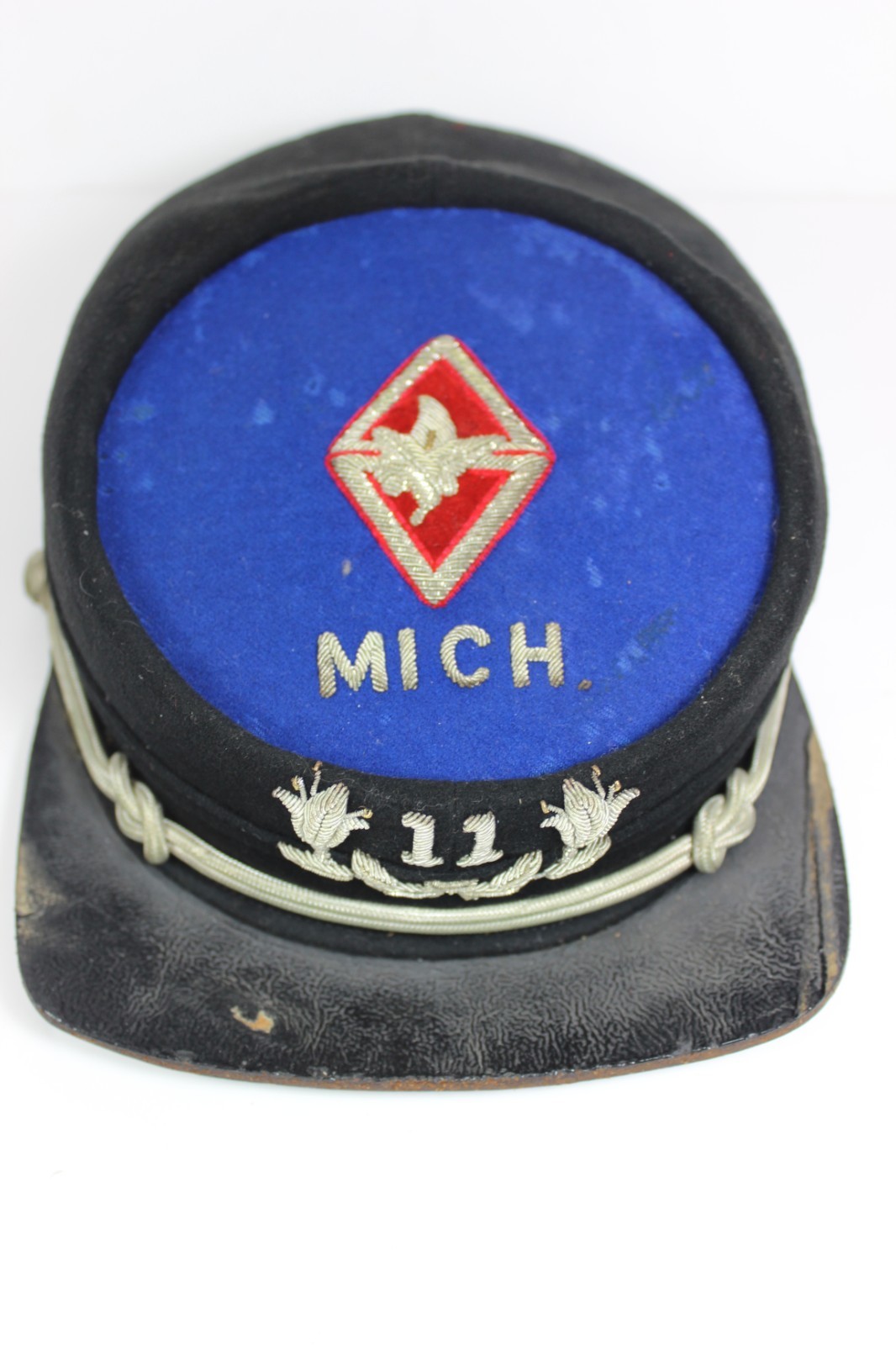 Authentic Civil War Veterans Union Kepi Cap 11th Michigan Knights of Pythias