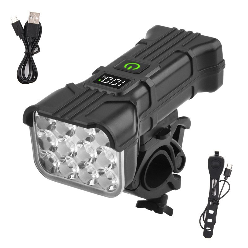 Rechargeable LED Mountain Bike Lights 90000LM Bicycle Torch Front &Rear Lamp