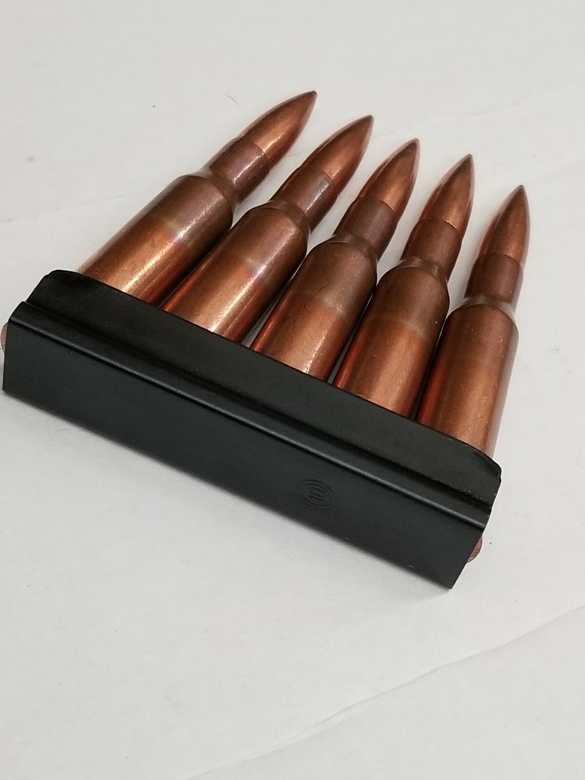 ORIGINAL RUSSIAN 5 ROUND MOSIN NAGANT STRIPPER CLIPS SET OF 5 PIECES.