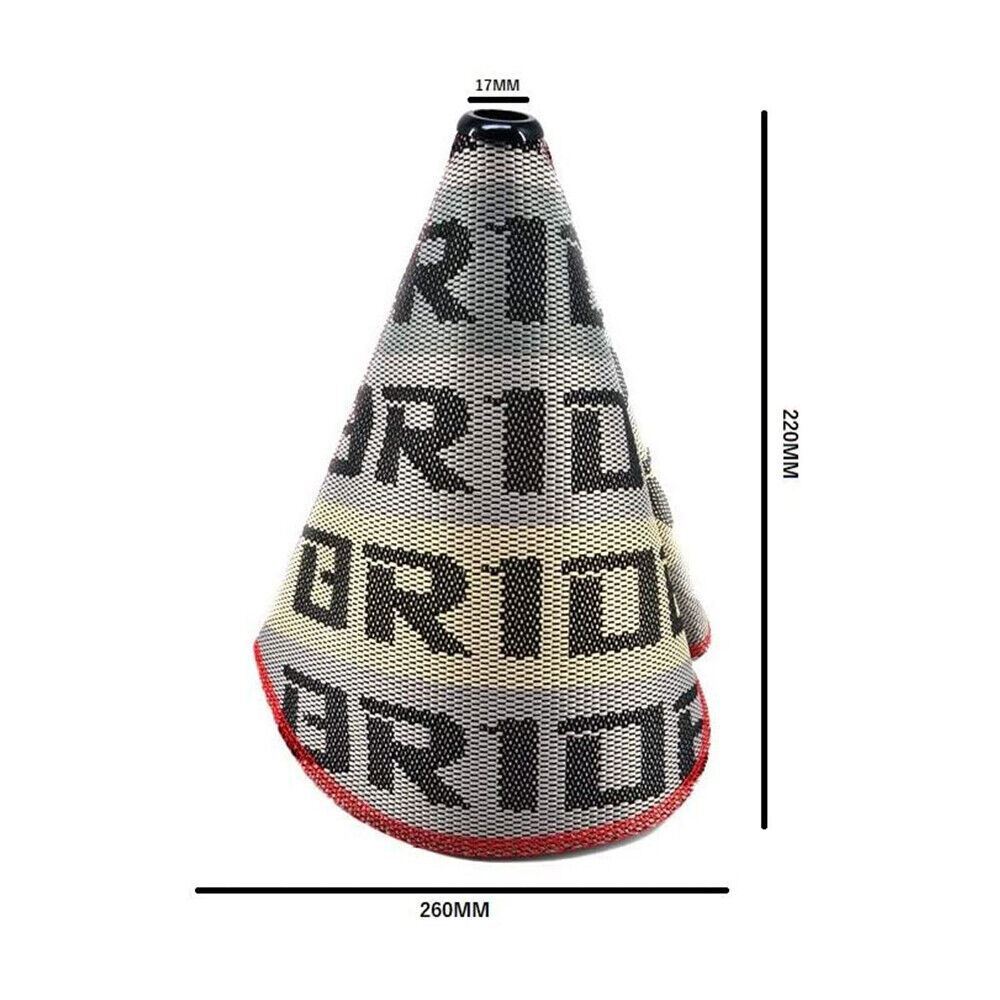 Shifter Boot Cover Bride Racing Hyper Fabric Shift Knob MT/AT Stitches For Cars