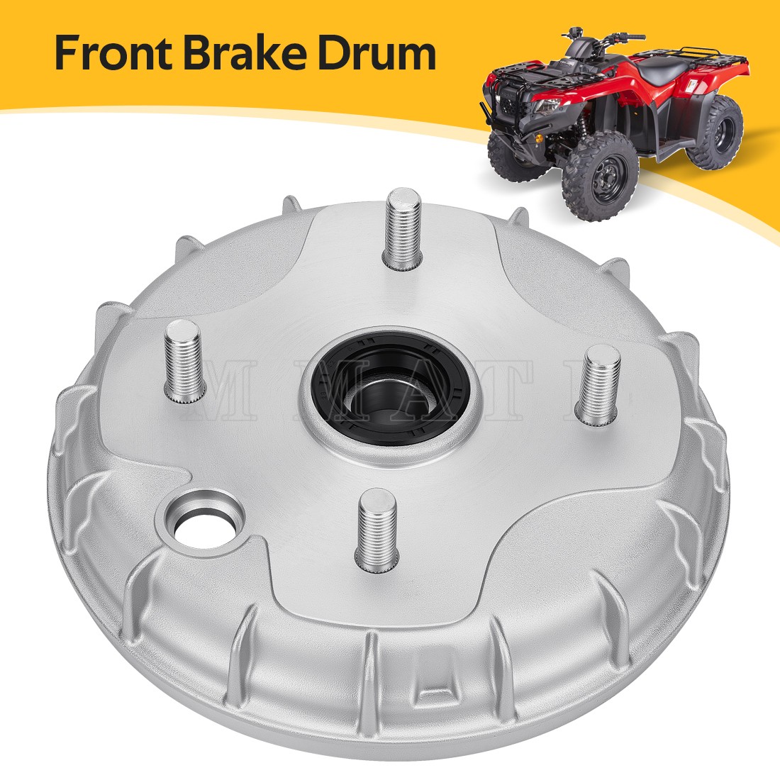 Front Brake Drum Hub for Honda Rancher 350 TRX350TM 2x4 2000-2006 44600-HN4-670