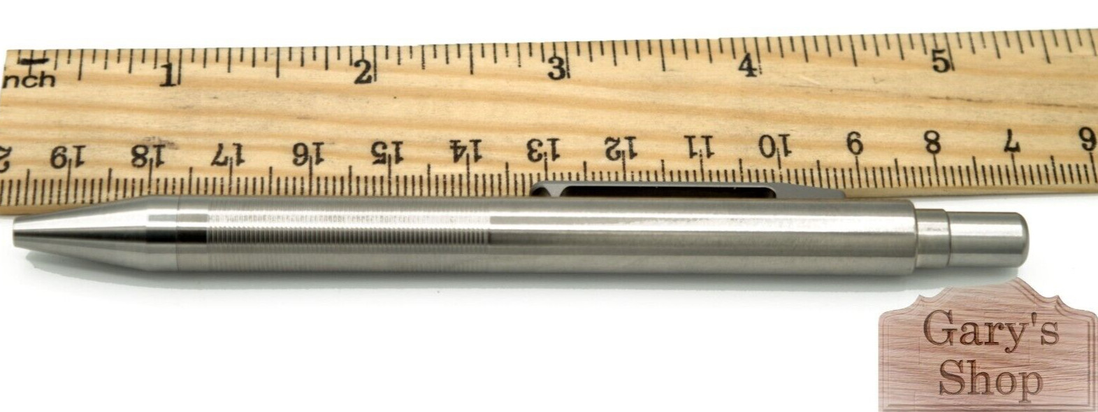 “TC4 Titanium Alloy Silver Ballpoint Pen – Premium Collectible Gift + 2 Refills