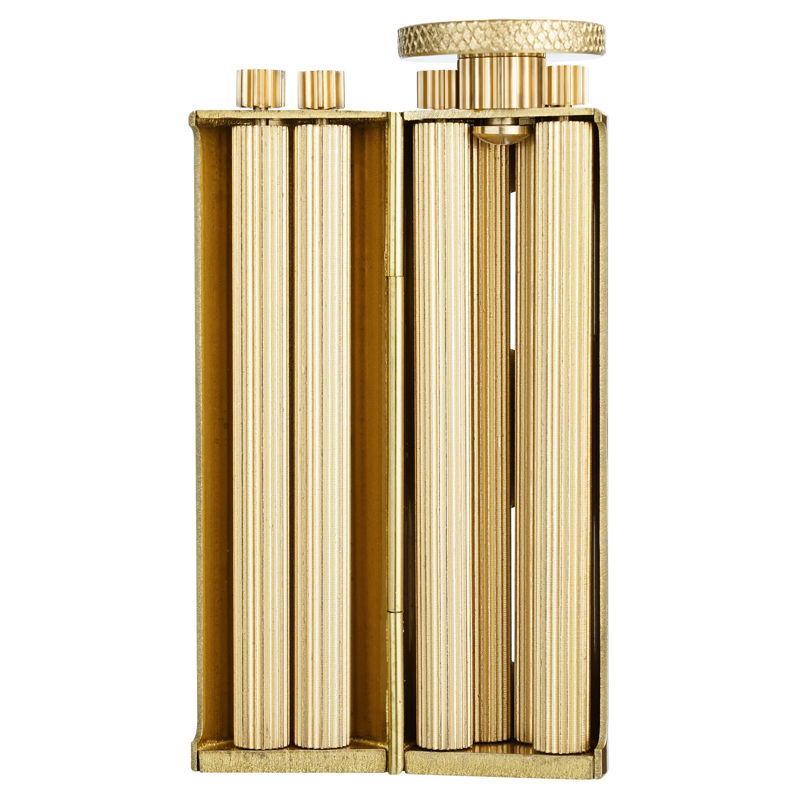 VEVOR Cigarette Rolling Machine Solid Brass Tobacco Roller Fits Up to 70mm Paper