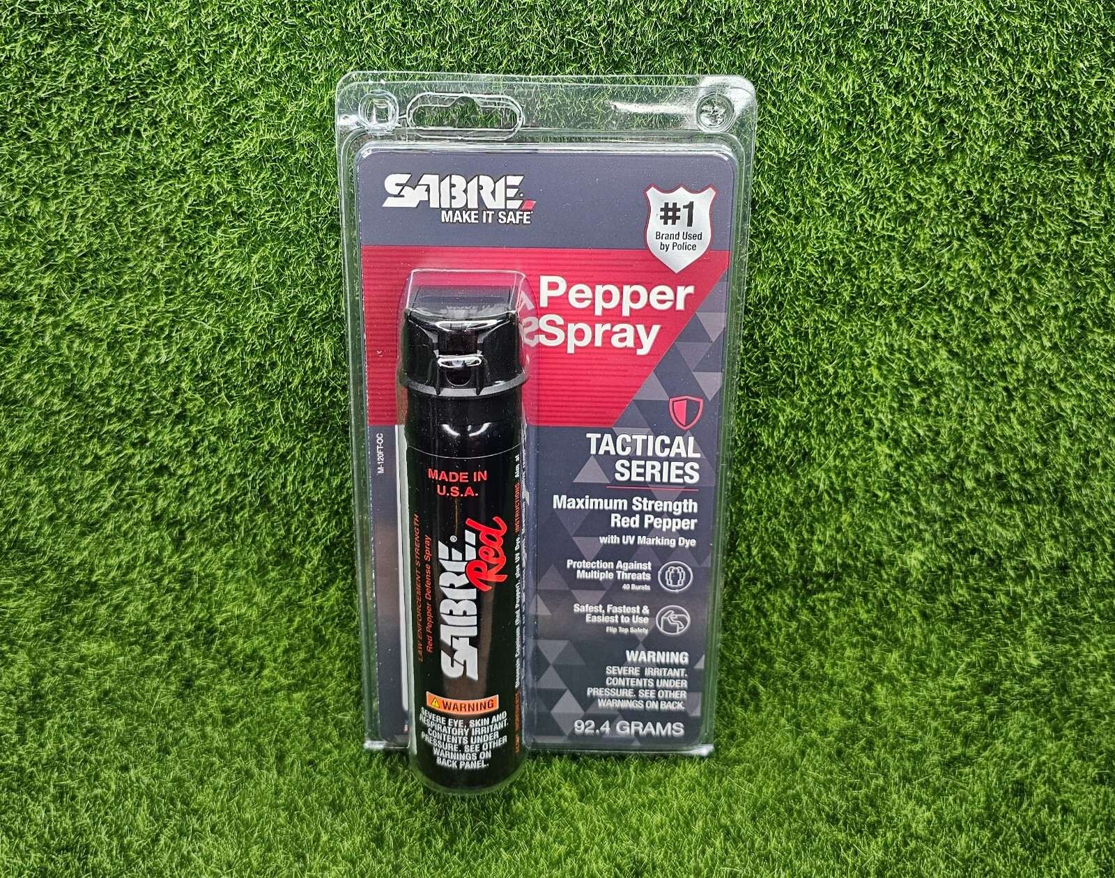 Sabre Red Pepper Spray Police Strength - Magnum 120 Flip Top 4.36oz - M-120FT-OC