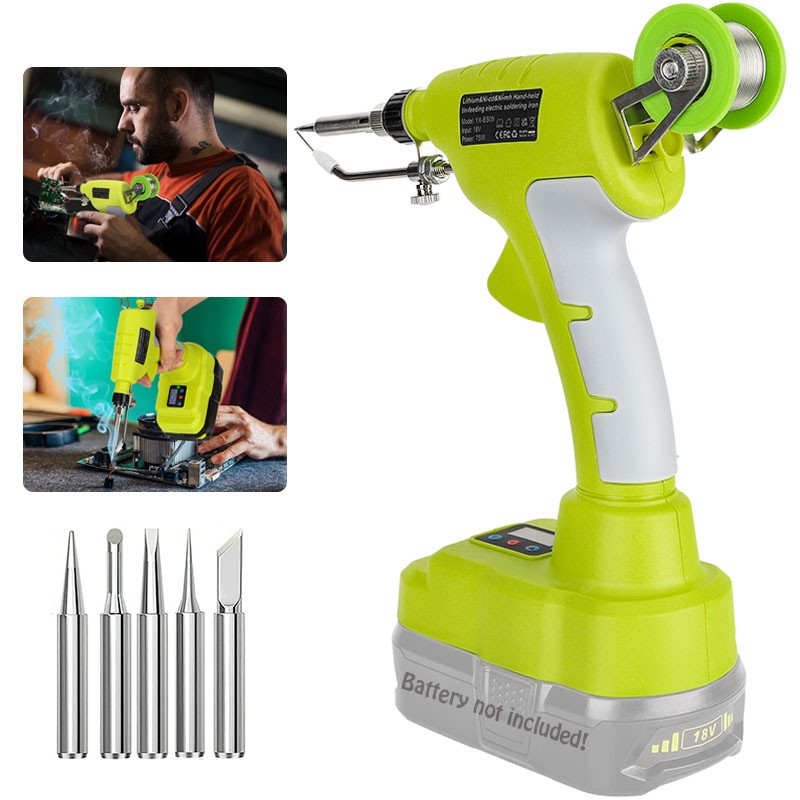 Cordless Soldering Iron Kit Multifunction Welding Tools for Ryobi 18V Battery US
