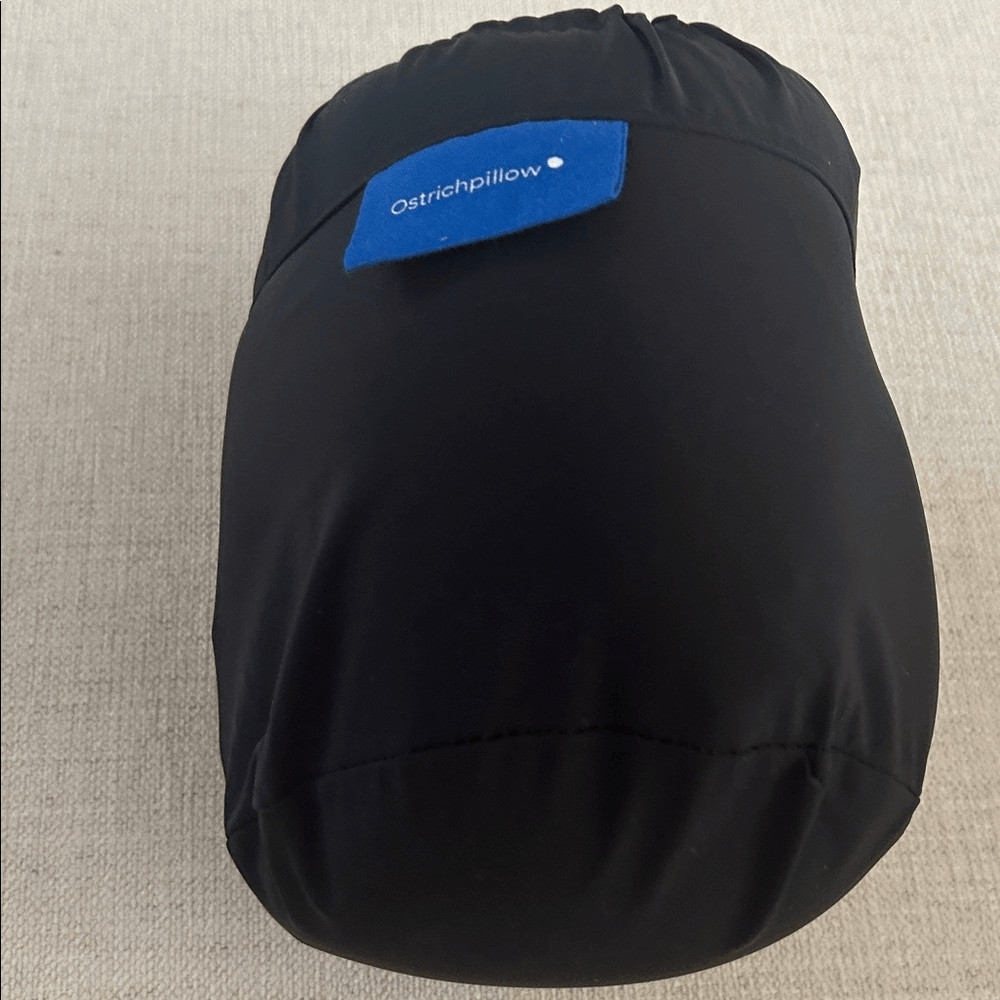 OSTRICHPILLOW Go Neck Pillow, Grey/Black, NWT open box. Display item