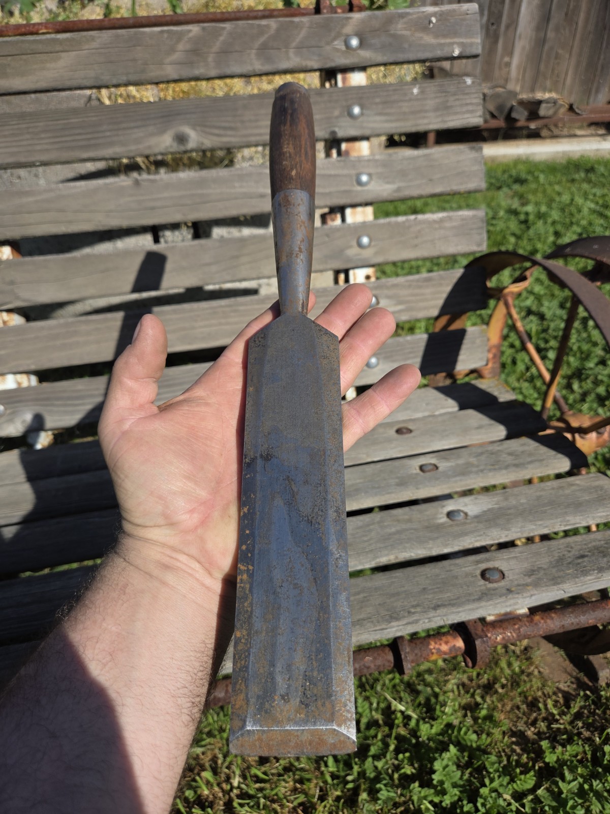 Vintage Greenlee 2" Timber Slick Socket Chisel Beam Hewing Timber Framing