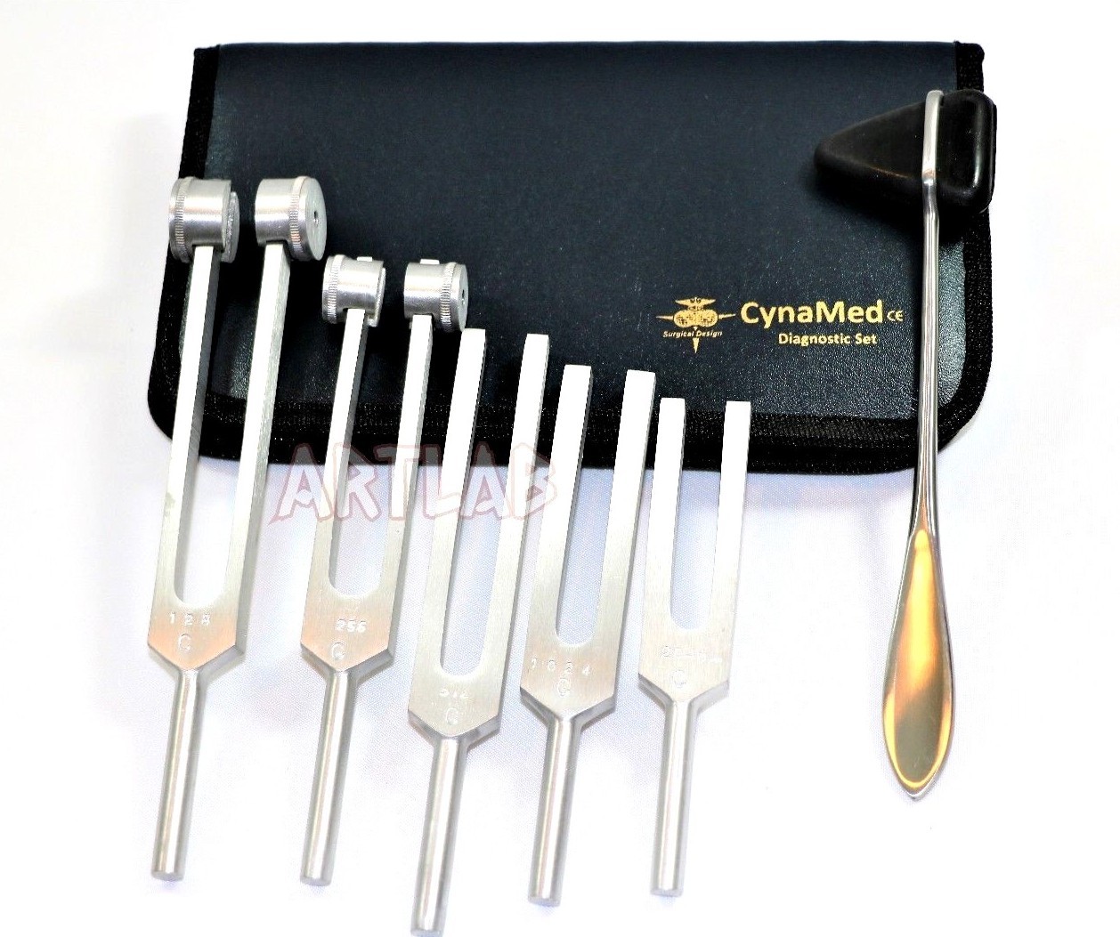 6 Tuning Fork Set Medical Surgical Chiropractic Physical Diagnostic instruments