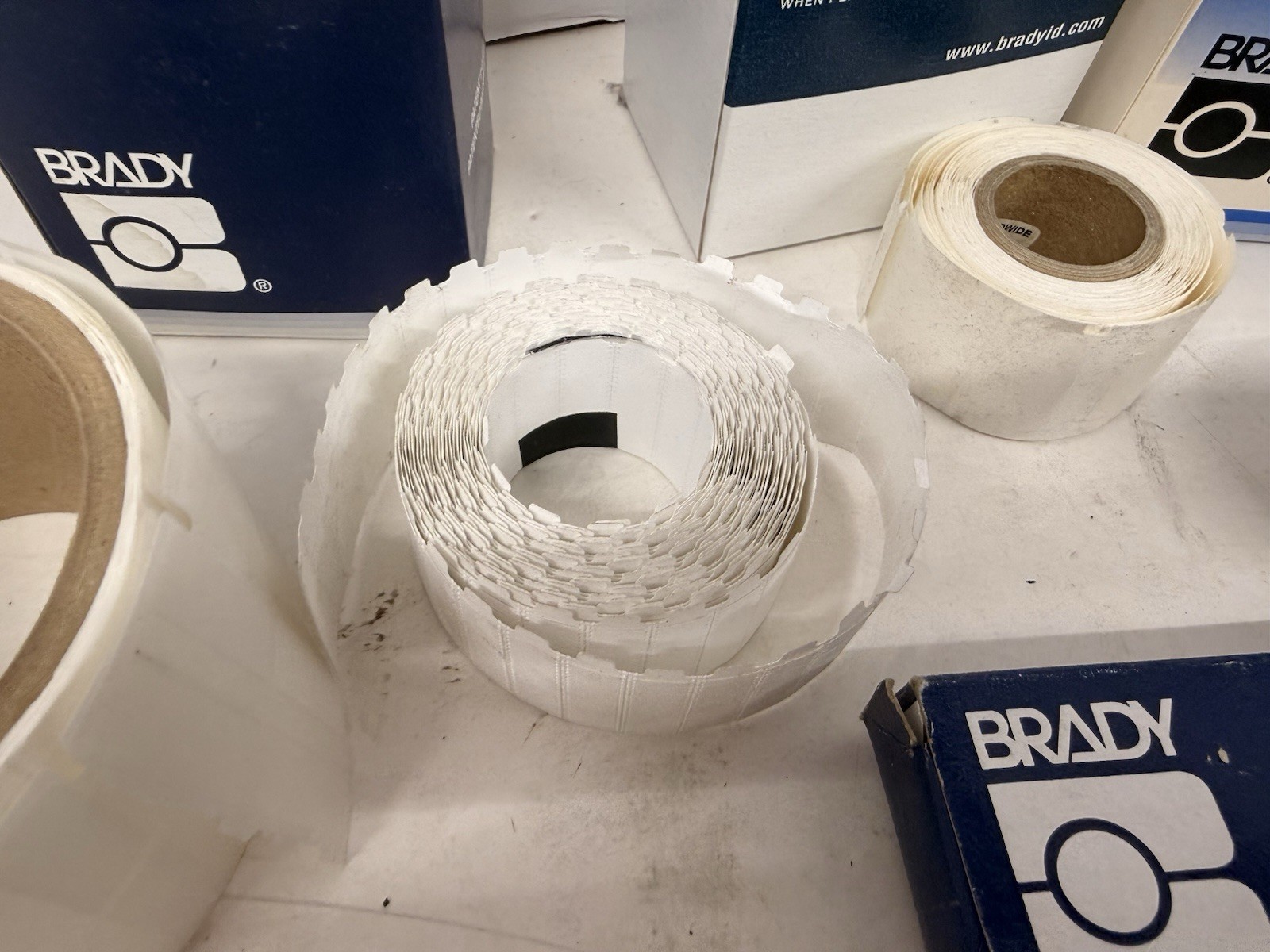 LOT OF BRADY WIRE MARKERS CLIP-SLEEVES, LABELS AND MORE BIG LOT--NEW