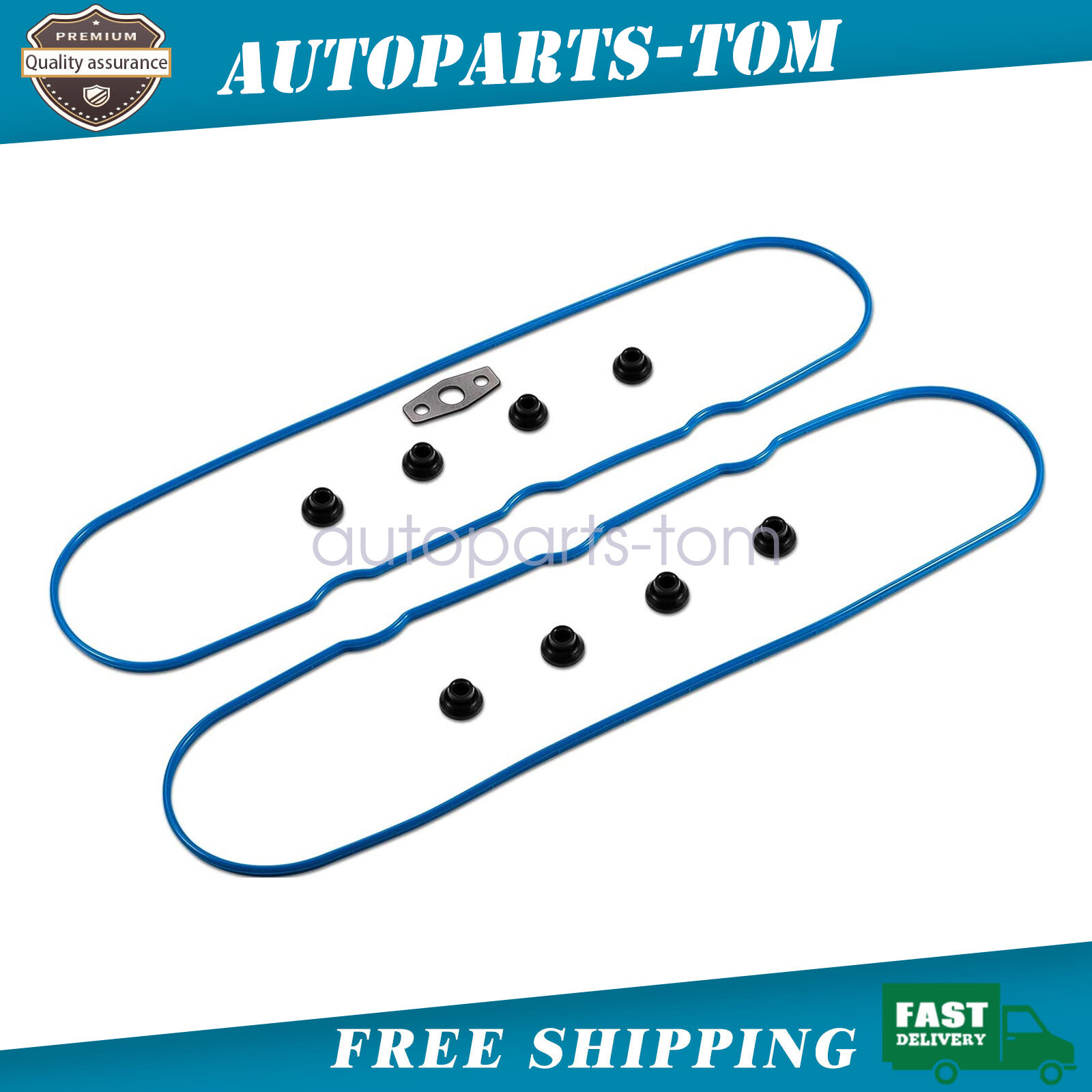 Valve Cover Gasket Set For GM LS 4.8L 5.3L 5.7L 6.0L Engine Fel-Pro VS50504 R-1