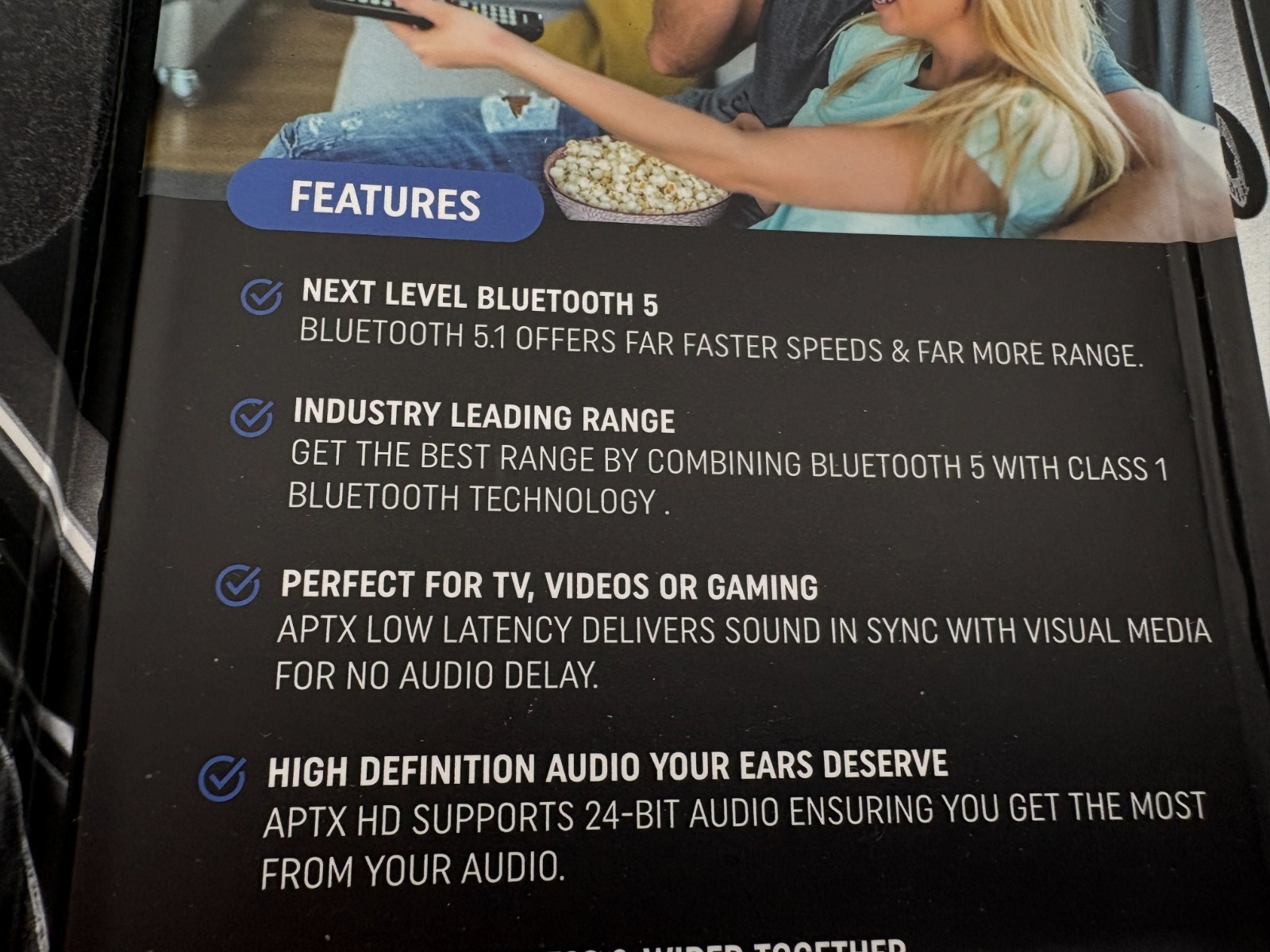 (1) Miccus Home RTX Pro Long Range Wireless Audio Bluetooth APTX - MHRTX-PRO